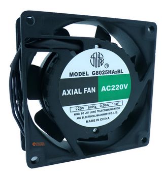 G8025HA2BL-7P, Jiulong, 38041, ventilador 80x80x25mm 220vac