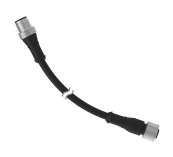 BC-M12F4-M12M4-22-11, Banner, 816342 cable: m12 de doble extremo, conector recto hembra y macho de 4 pines, 11 m (36 pies)