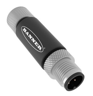 S15C-I-KQ, Banner, 809837 convertidor en linea 18-30vdc ip67 entrada analogica salida io-link hembra-macho 4pines m12qd