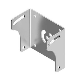 SMBAMSQ90R, Banner, 816068, bracket ajustable de montaje, acero inoxidable 304, m6x1
