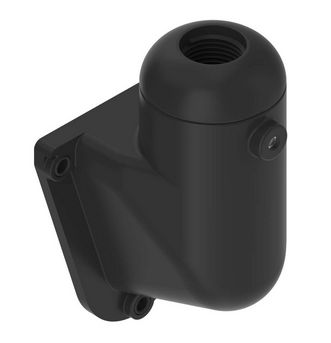 LMBE12RA, Banner, 18350 bracket: indicator light mounting, right-angle, offset from mounting surface, fits 1/2