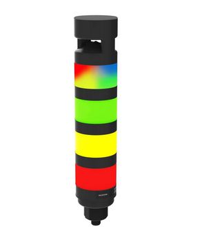 TL50PS4AQ-25X, Banner, 812997 25 pzs torreta tl50 pro select, 4 color (az,vde,roj,amb,audio), 12-30v, ip65. m12 qd 5