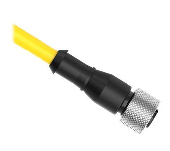 QDEG-850D, Banner, 804798 cordset, 8-pin straight female. 15.24 m 8x22 yellow pvc jacket. nickel-plated brass