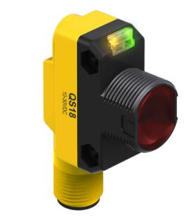 QS18EK6EVQ8, Banner, 807891 sensor fotoelectrico universal qs18 emisor visible, rango 20m, m12 qd
