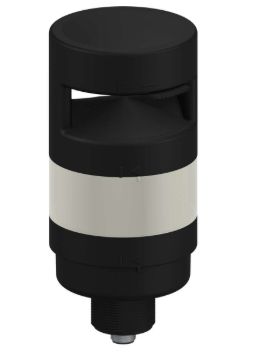 TL70P1AKQ, Banner, 812468 tl70 pro torreta con io-link, 1 segmento, audible, 18-30 vdc, ip65,negra,multicolor,m12 4 pin