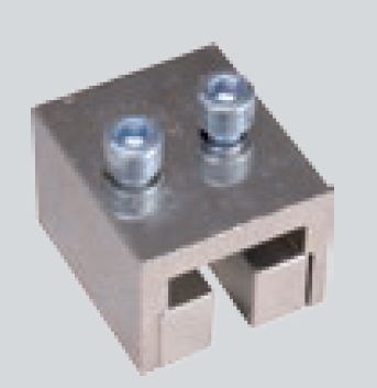 T01827, Wertek-Busbar, Abrazadera para extender busbar 1600a, 2xm8, 9-20mm