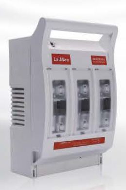 LMHR17-250A, Wertek-Busbar, Base portafusible para montar en platina tamano 1