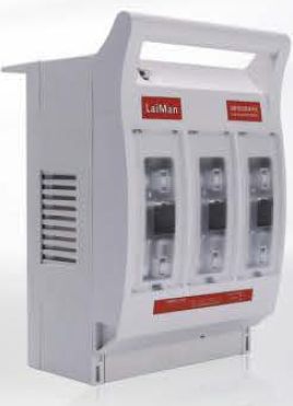 LMHR17-400B, Wertek-Busbar, Base portafusible para bus de 60mm tamano 2