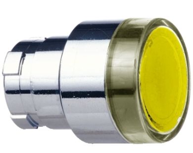 D-ZB2BW35, Wertek, Boton iluminado ambar