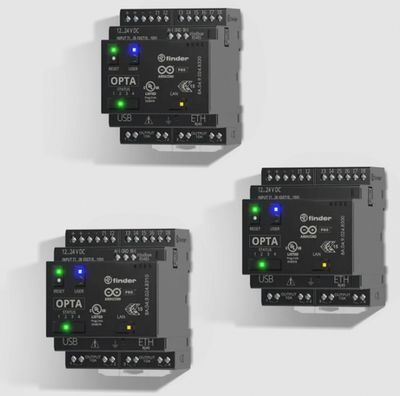 8A.04.9.024.8320, Finder, 8a.04.9.024.8320 opta plr adv, 8in, 4out, rj45, usb, rs485, wi-fi