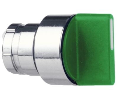 D-ZB2BK133, Wertek, Selector 3 posiciones iluminado verde