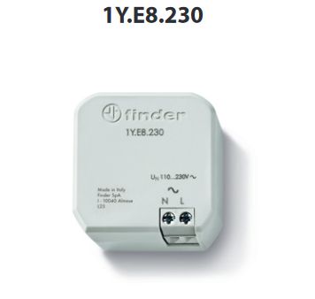 1Y.E8.230, Finder, Yesly amplificador de alcance entrada 110-230 vac para entorno yesly