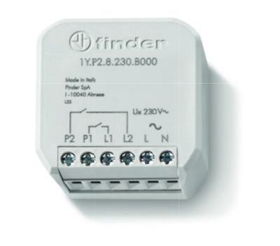 1Y.P2.8.230.B000, Finder, Yesly interfaz con 2 entradas 110-230 vac, manda señal a gateway por blluetooth
