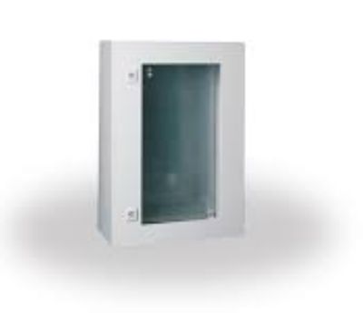STP4-625, Wertek-Boxes, Gabinete metalico 600x400x250mm, ip65, con ventana en puerta