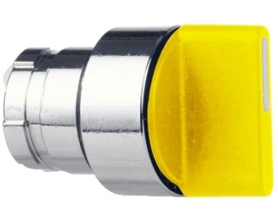 D-ZB2BK125, Wertek, Selector 2 posiciones iluminado ambar