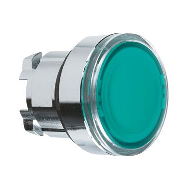 D-ZB4BA3, Wertek, Cabeza de boton rasante verde