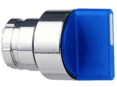 D-ZB2BK136, Wertek, Selector 3 posiciones iluminado azul.
