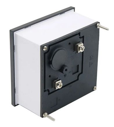 CD-96T (0-400/800AAC), Wertek, Amperimetro analogo de 96x96mm, para 0-400aca.