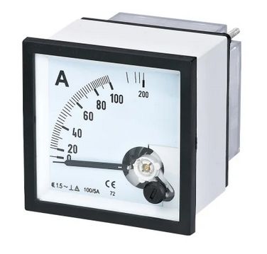 CD-96T (0-300/600AAC), Wertek, Amperimetro analogo de 96x96mm, para  0--300/600aca.