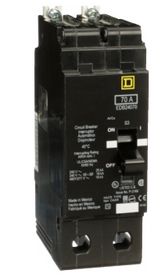 EDB24070, Square D, Interruptor termomagnetico marco e de 2 polos 70 amps