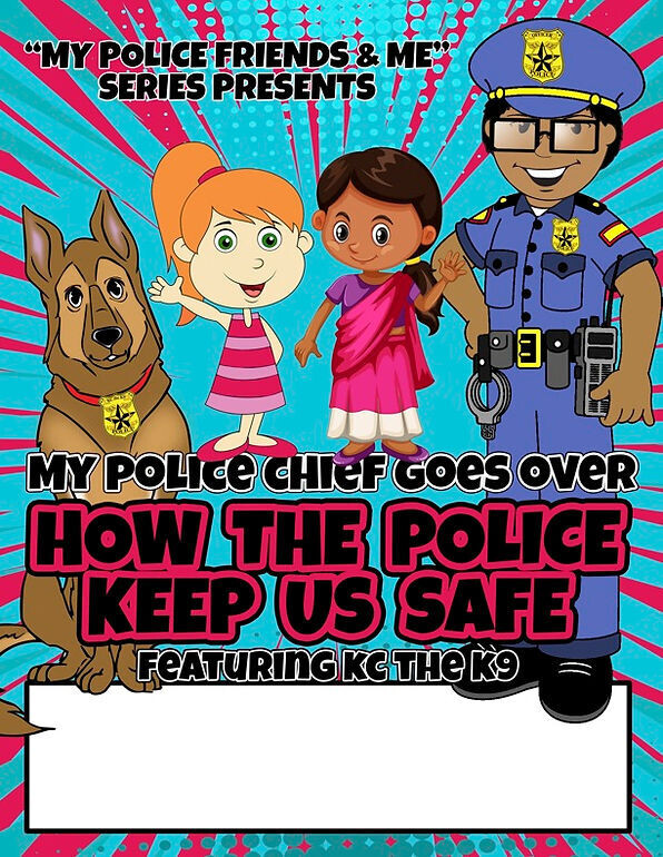 How The Police Keep Us Safe Coloring Book