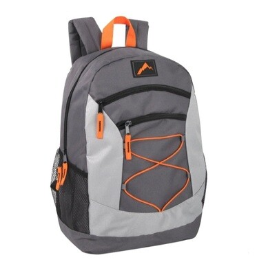 High Trails 18 Inch Multi Pocket Bungee Backpack