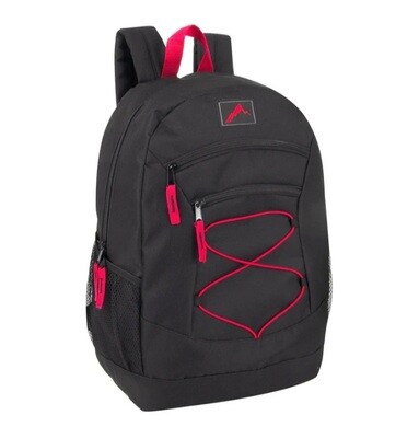 High Trails 18 Inch Multi Pocket Bungee Backpack