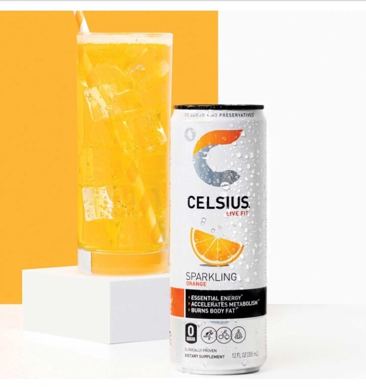 Celsius Essential Energy Sparkling orange (12 fl. oz., 1 ct)