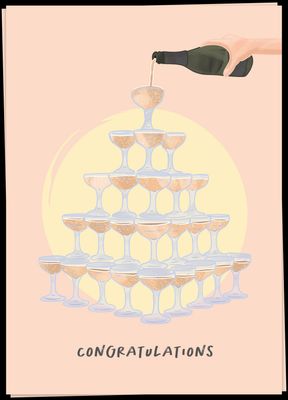 Champagne tower