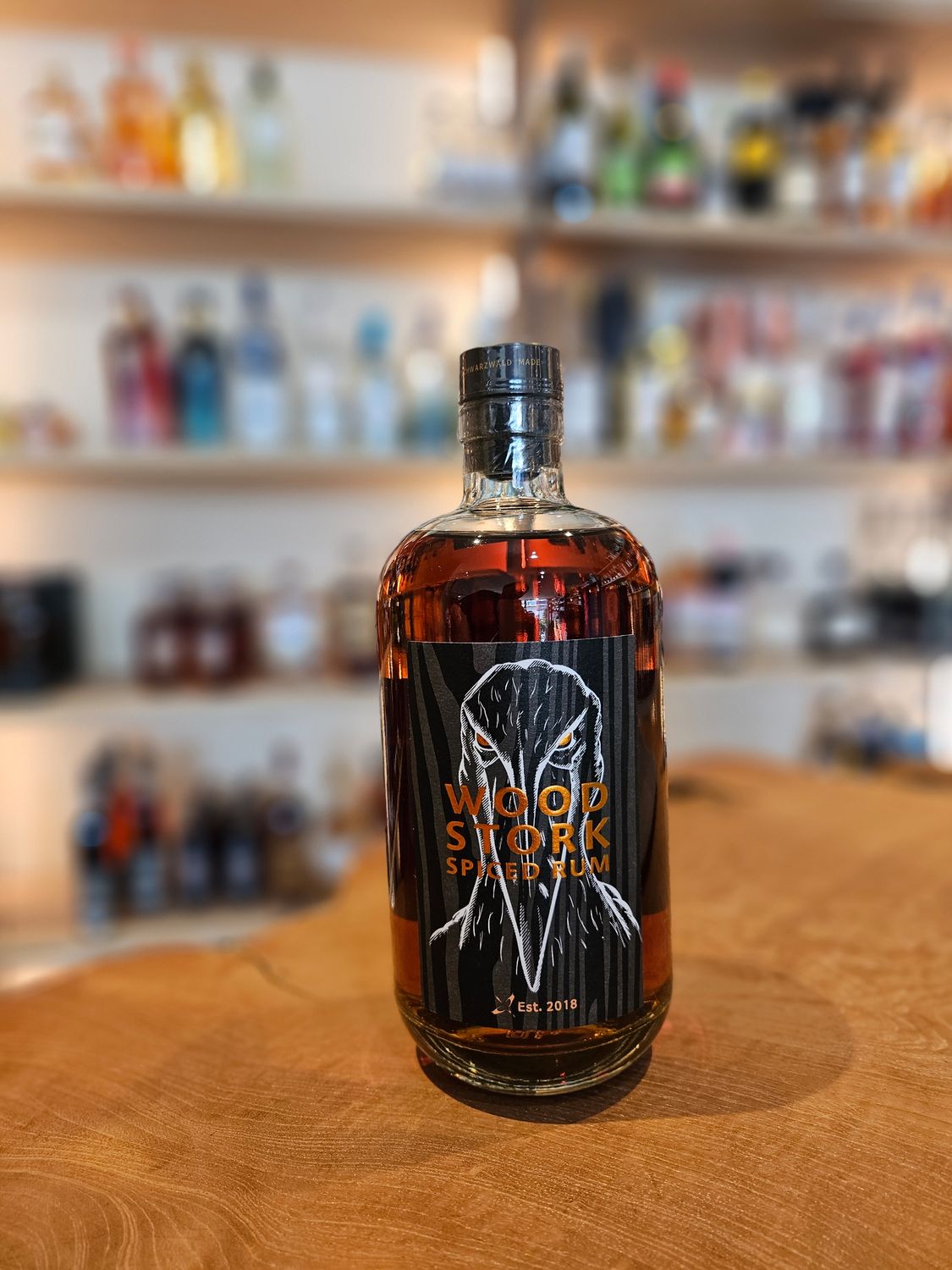 Wood stork spiced rum