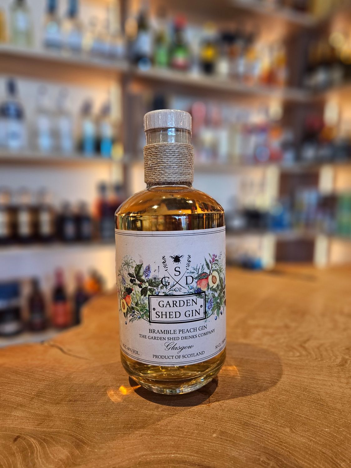 Garden shed bramble peach gin