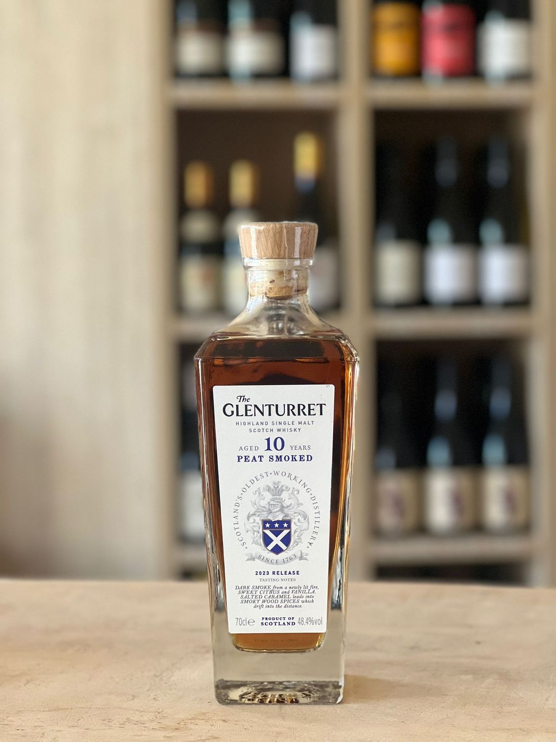 THE GLENTURRET 10 YEARS PEAT SMOKED 70CL