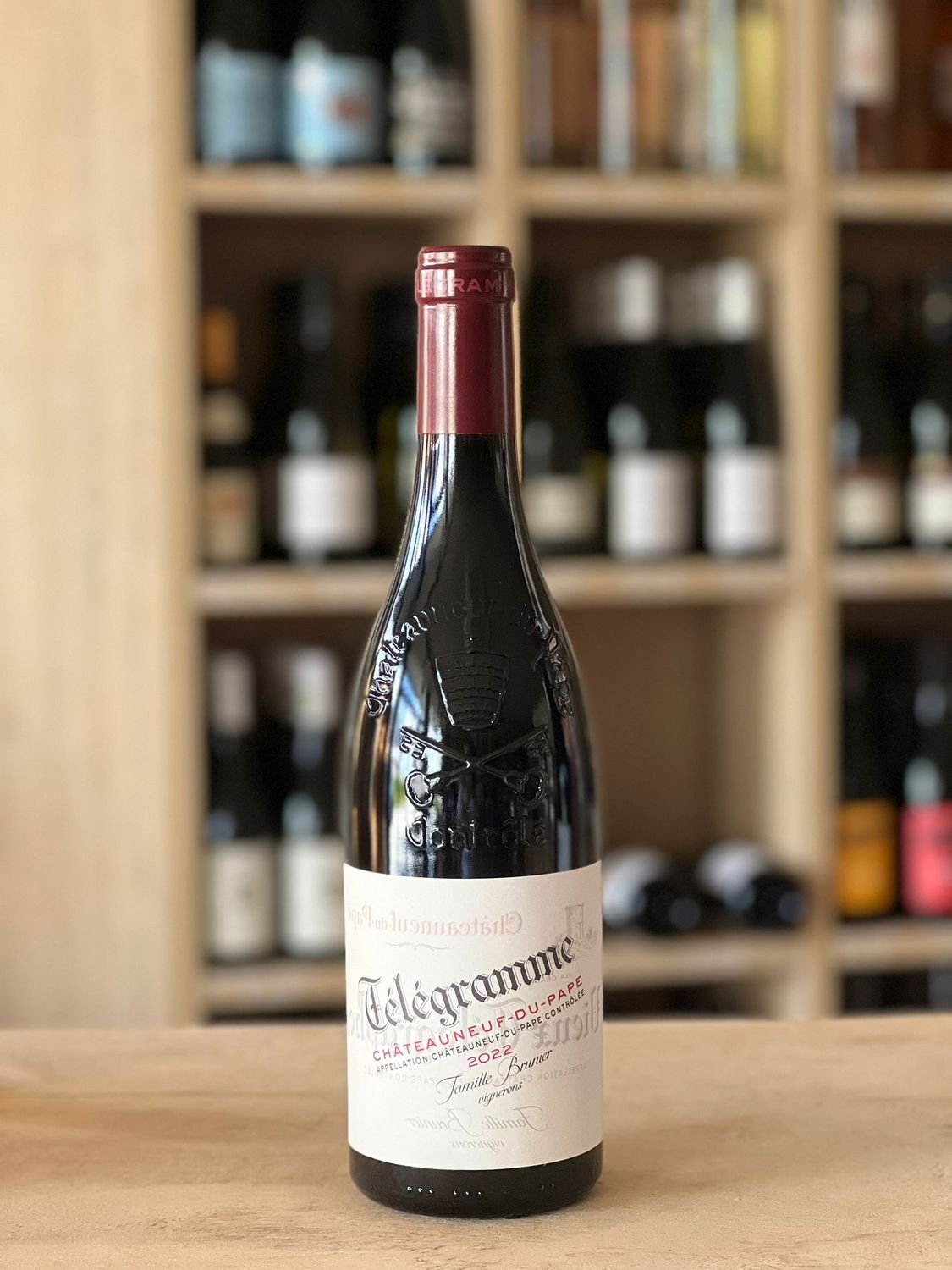 Télégramme - Famille Brunier - Chateauneuf du pape