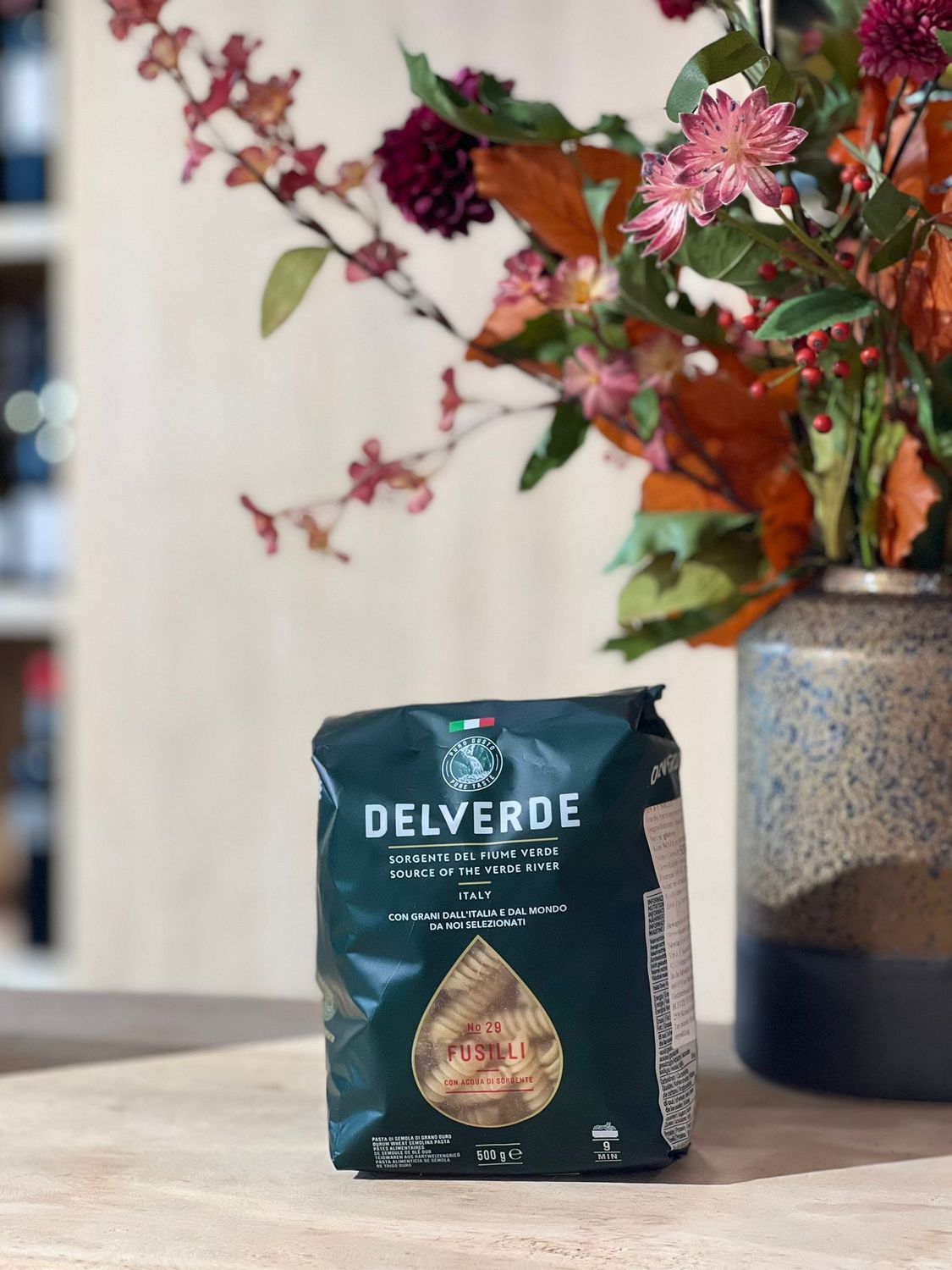 Pasta Delverde ( fusilli )