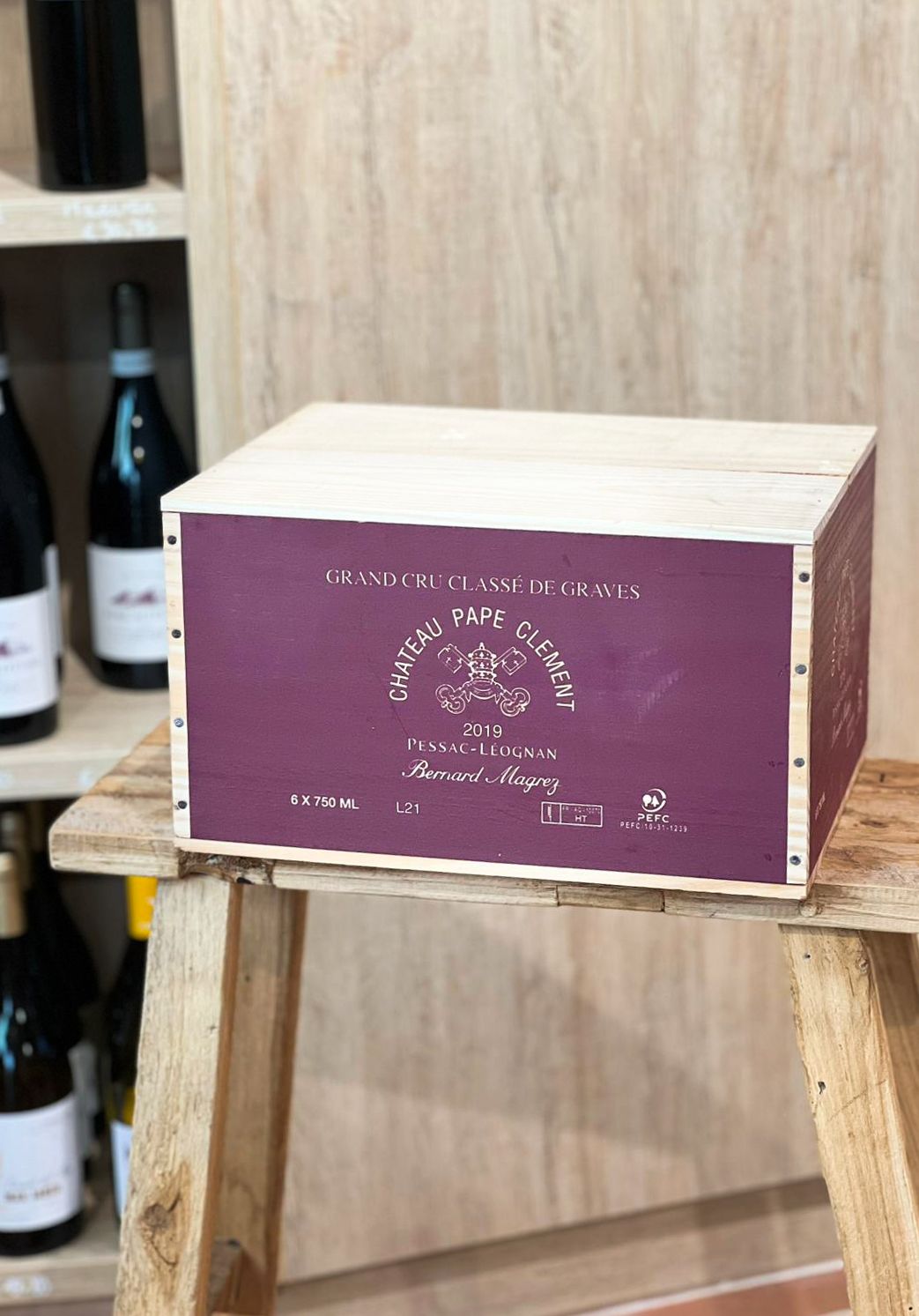 Château Pape Clément 2019 ( wijnkist 6 fl. )