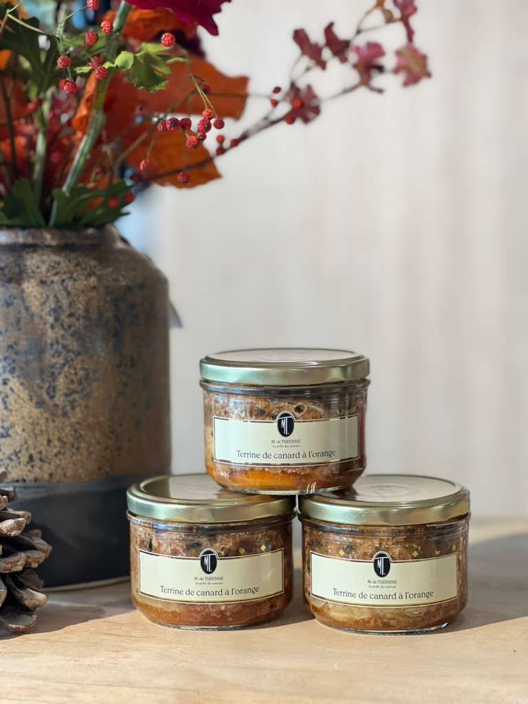 Terrine van eend met sinaasappel