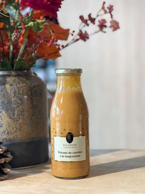 Velouté van langoustines en wortel