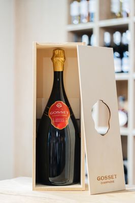 Gosset Grande reserve 3L in houten kist