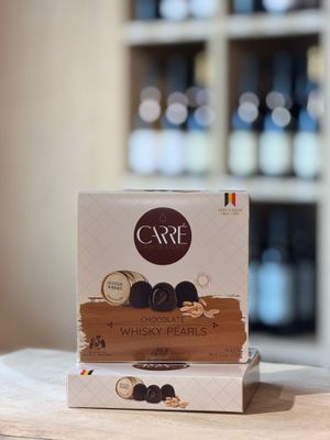 Whisky chocolade parels - Carré