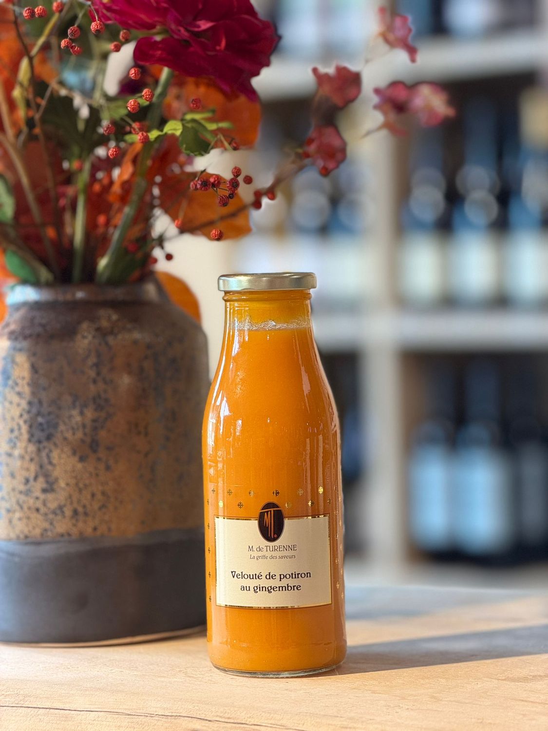 Velouté van pompoen met gember - M. de Turenne