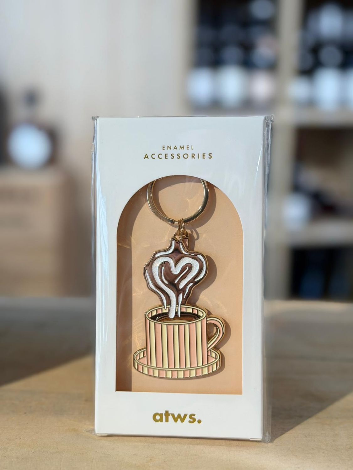Sleutelhanger voor koffie lovers