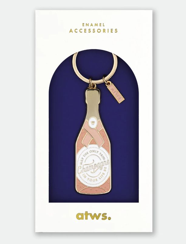 Sleutelhanger voor Champagne Lovers