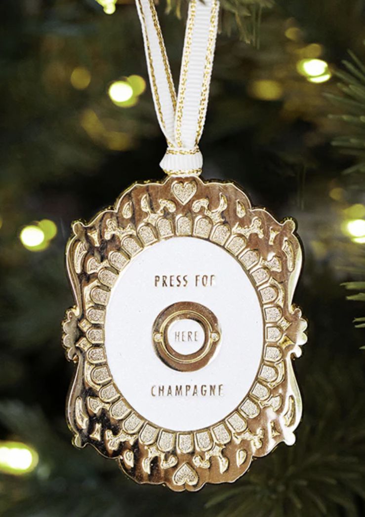 Kerstboom decoratie - Press for champagne