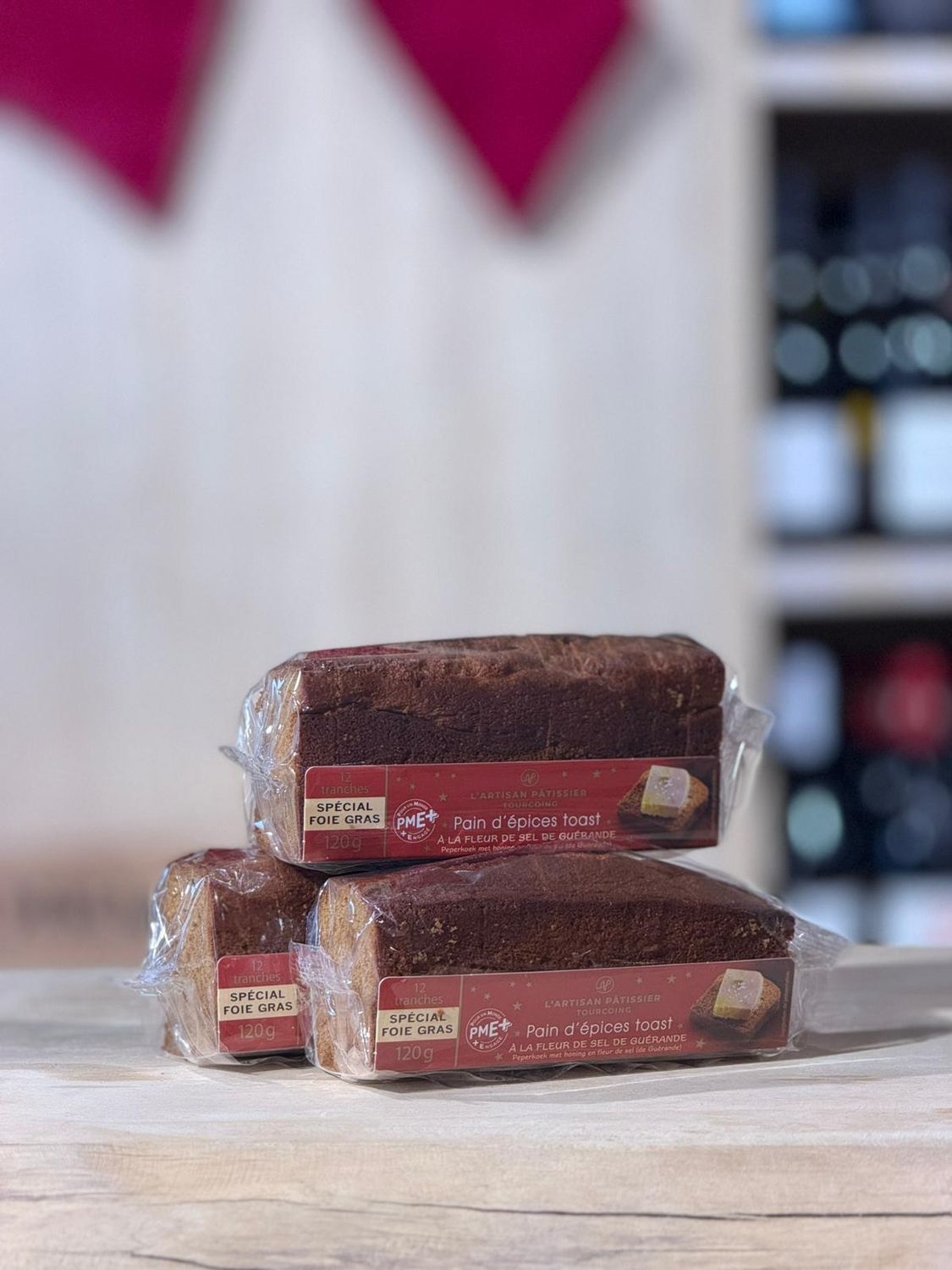 Peperkoek met sel de guérande