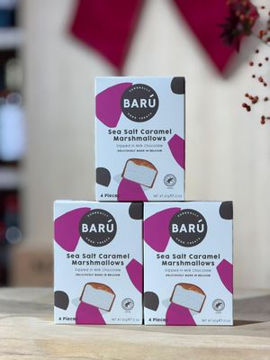 Baru marshmellows seasalt caramel MILK chocolate