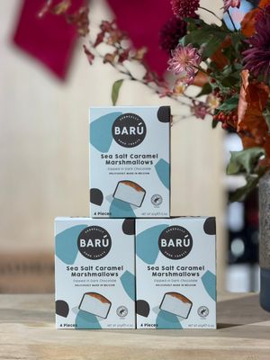 Baru marshmallows seasalt caramel DARK chocolate