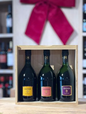 Jeeper champagne houten kist