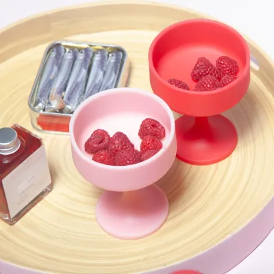 Mecc Siliconen cocktail glas- Cherry + Blush