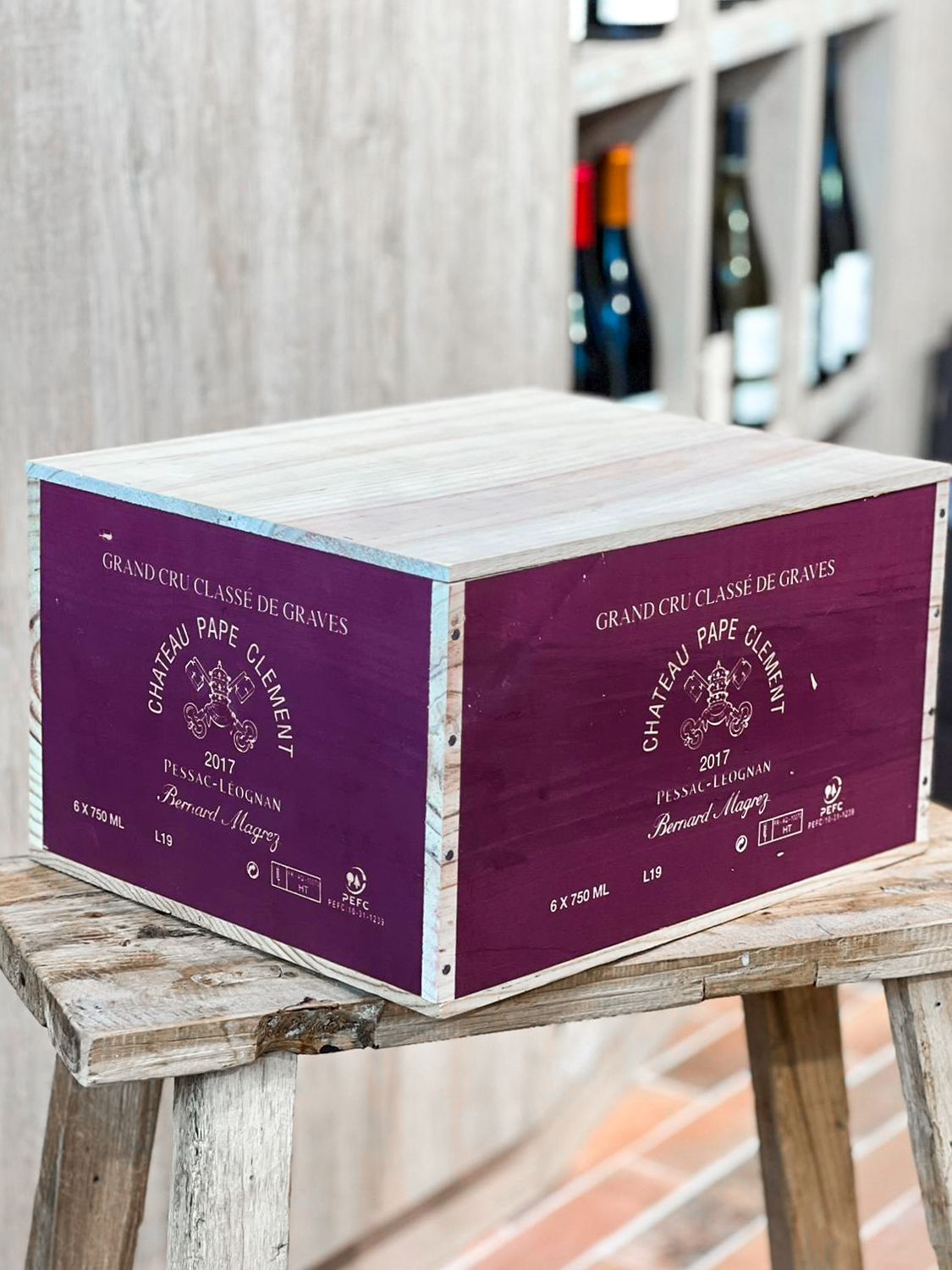 Château Pape Clément 2017 ( houten kist 6fl. )