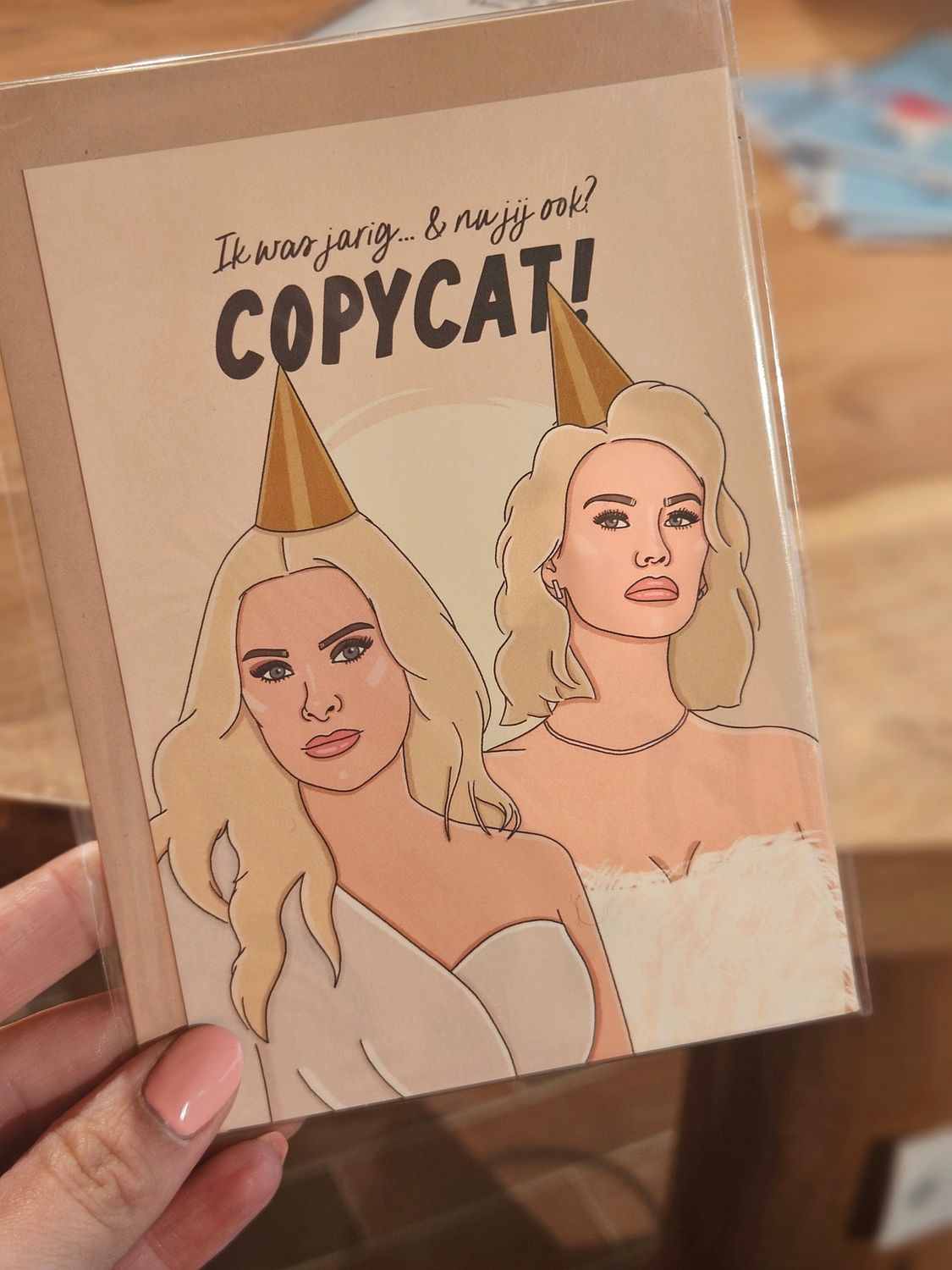Copycat postkaartje